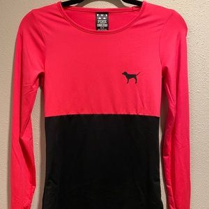 PINK Long Sleeve Athletic Top